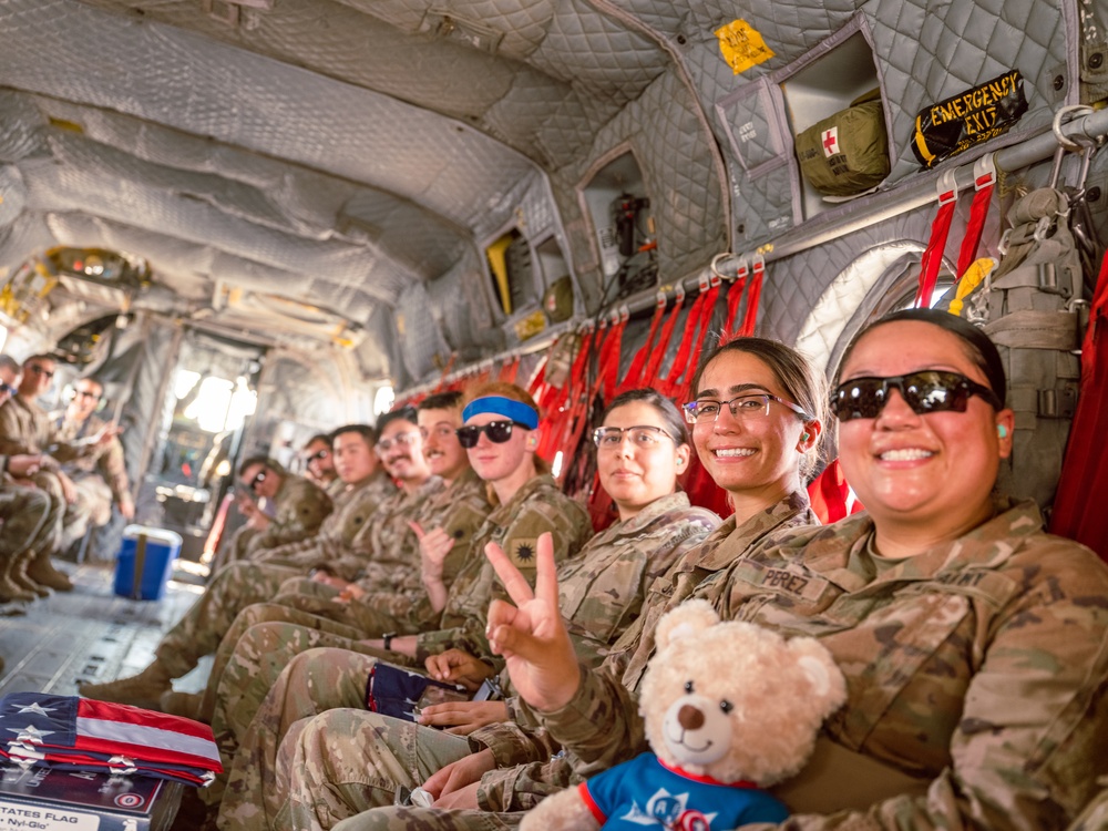 640th ASB CH-47 Chinook Orientation Flight