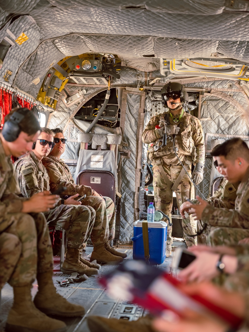 640th ASB CH-47 Chinook Orientation Flight