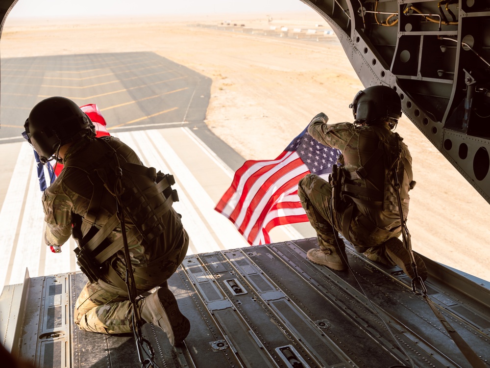 640th ASB CH-47 Chinook Orientation Flight