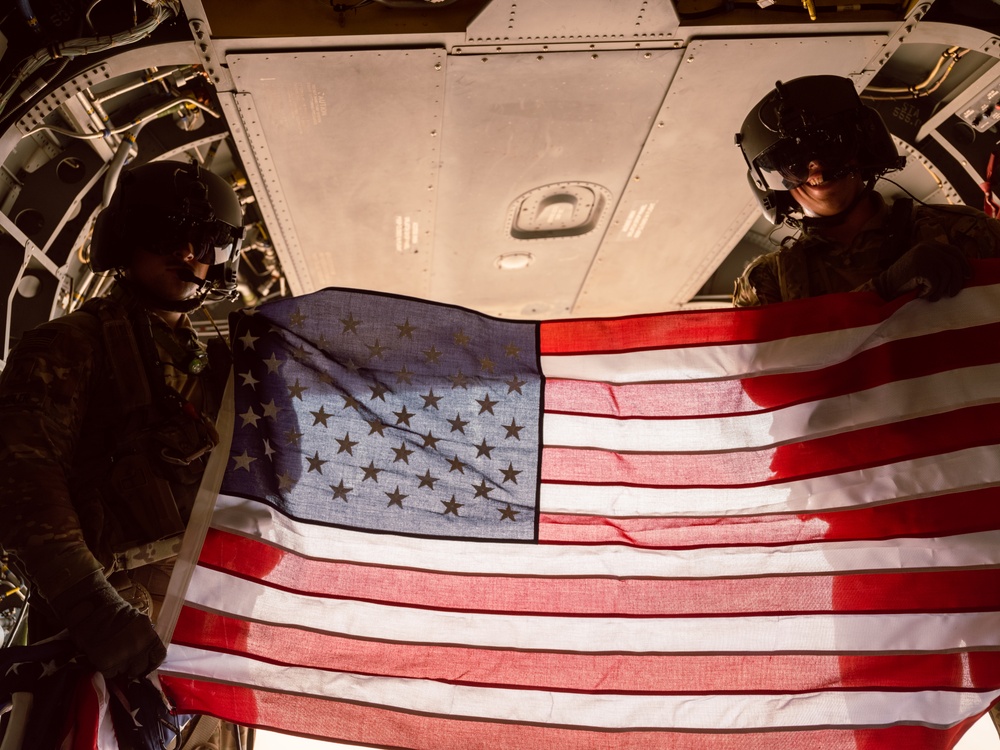 640th ASB CH-47 Chinook Orientation Flight