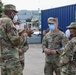 Maj. Gen. Milhorn tours 21st TSC Afghan evacuees site
