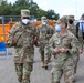 Maj. Gen. Milhorn tours 21st TSC Afghan evacuees site