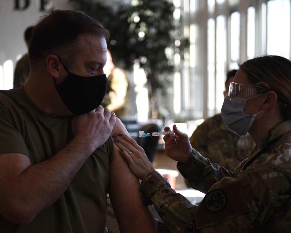 America’s Cryptologic Wing leaders receive the COVID Vaccine