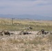 Dismounted squad secures an objective during platoon live fire exercises