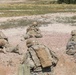 Dismounted team moves into position during platoon live fire exercises