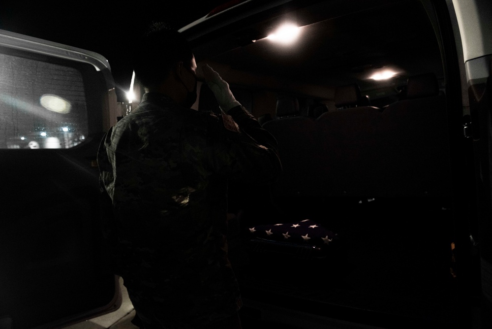 DPAA Holds Honorable Carry Ceremony