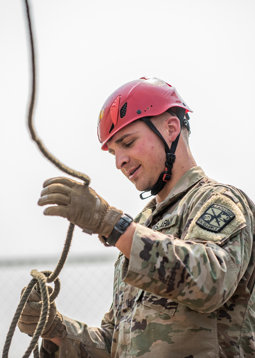 Boise State ROTC cadets take on the Leadership Reaction Course challenge