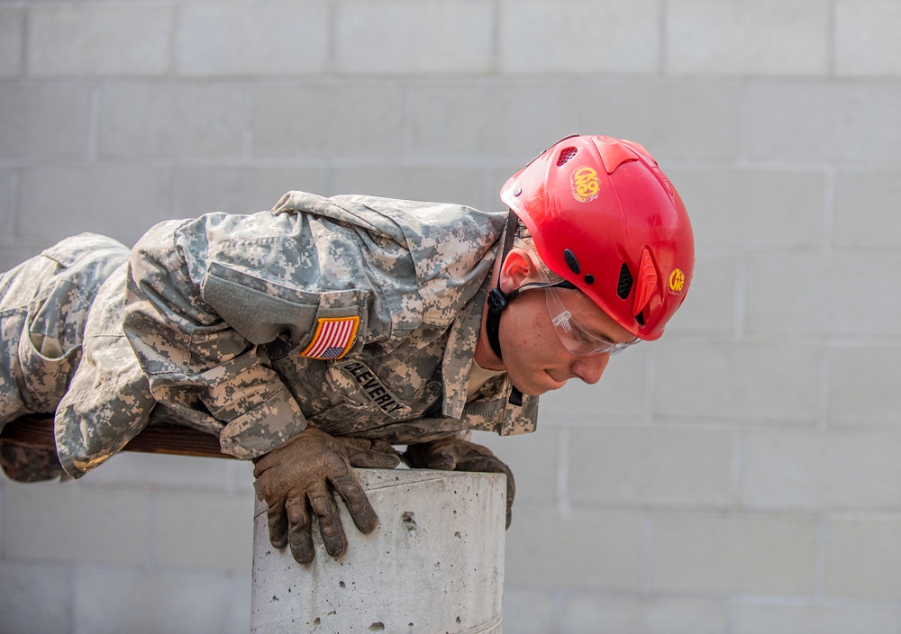 Boise State ROTC cadets take on the Leadership Reaction Course challenge