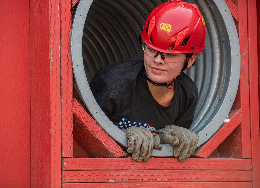 Boise State ROTC cadets take on the Leadership Reaction Course challenge