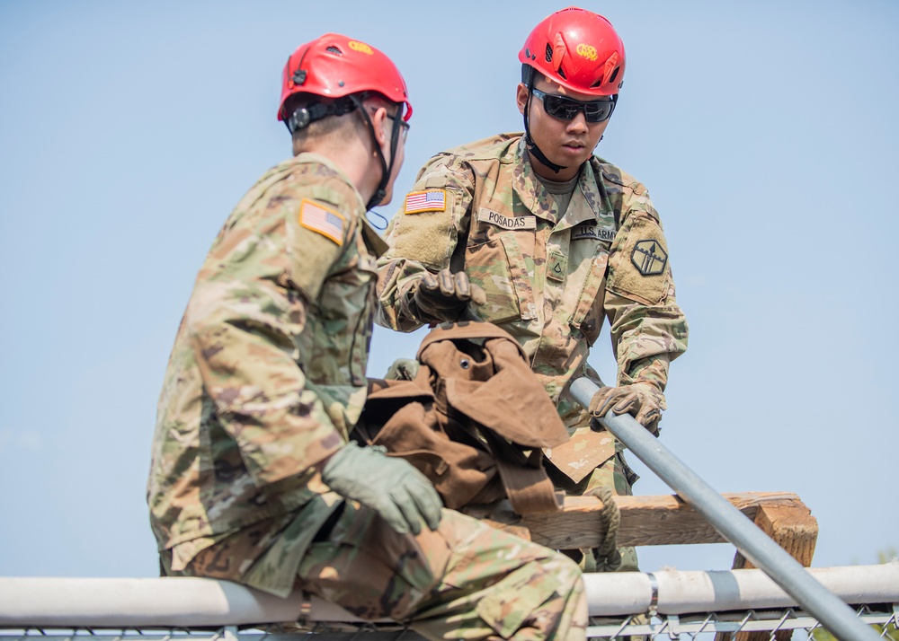 Boise State ROTC cadets take on the Leadership Reaction Course challenge