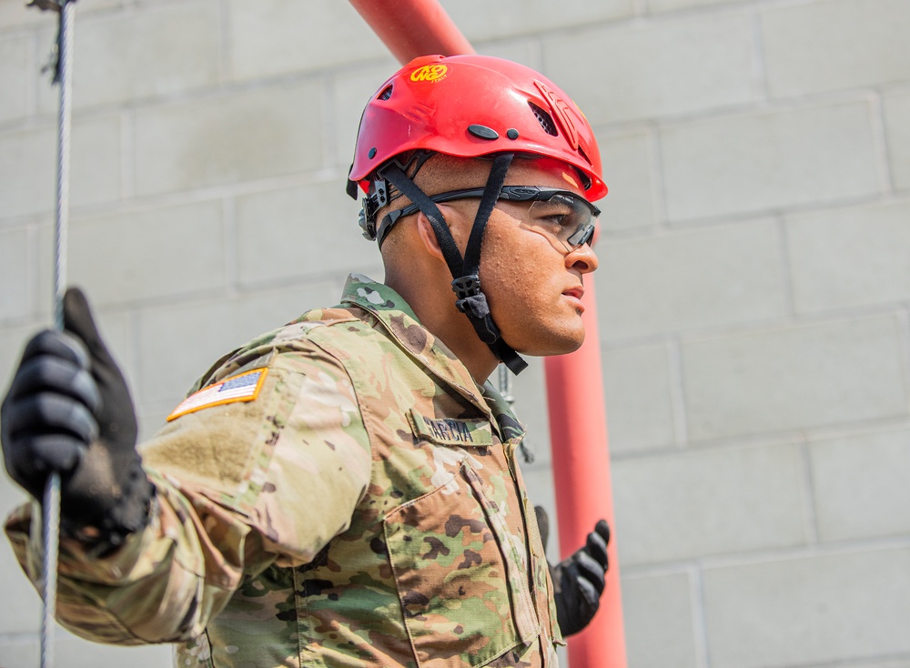 Boise State ROTC cadets take on the Leadership Reaction Course challenge