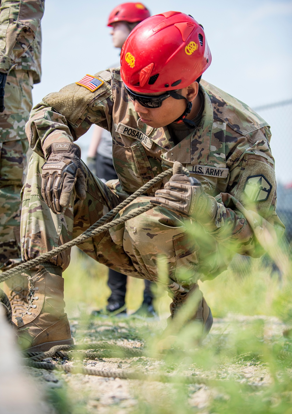 Boise State ROTC cadets take on the Leadership Reaction Course challenge