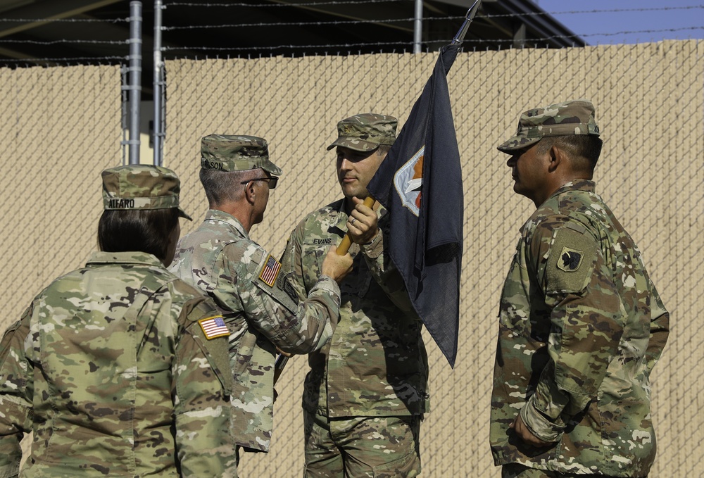 Oklahoma National Guard Headquarters company holds change of command ceremony