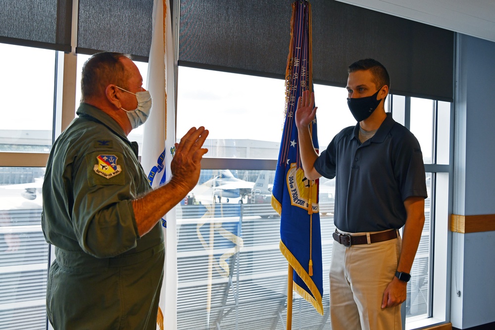 A1C Boulanger upkeeps family tradition, enlists in Massachusetts ANG