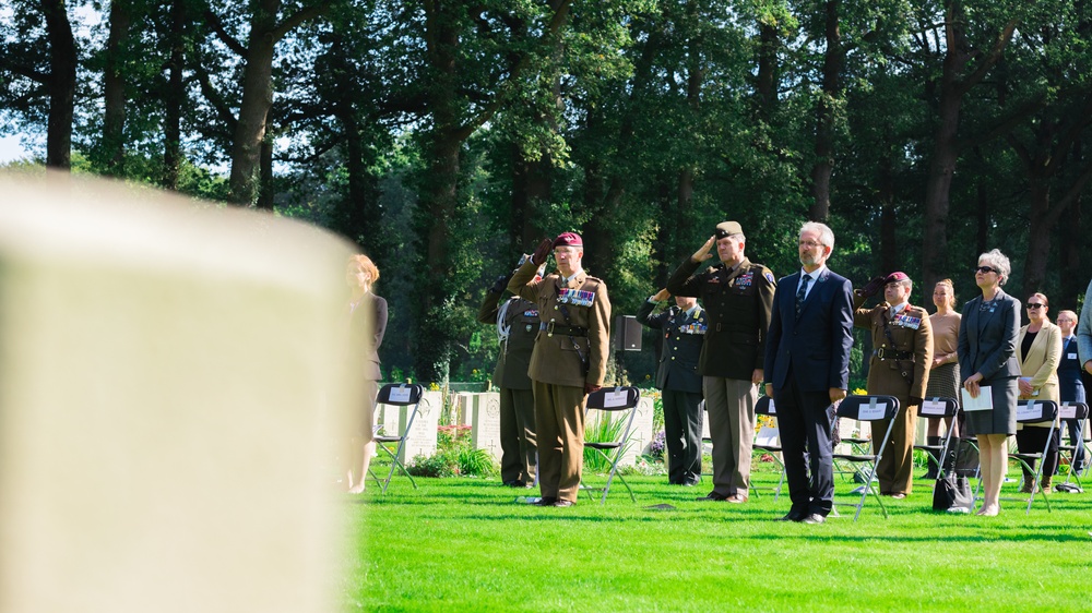 77th Anniversary of Operation Market Garden: Memorial Service at Arnhem Oosterbeek War Cemetery