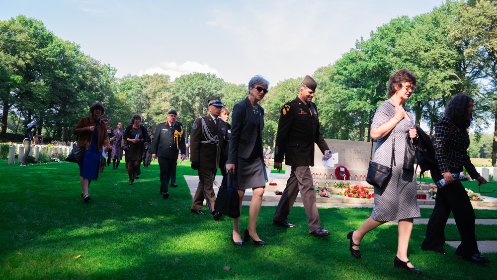 77th Anniversary of Operation Market Garden: Memorial Service at Arnhem Oosterbeek War Cemetery