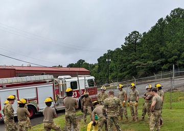 117th Firefighters Train with Hydrant