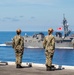 USS Carl Vinson (CVN 70) conducts passing honors ceremony with Japan Maritime Self-Defense Force