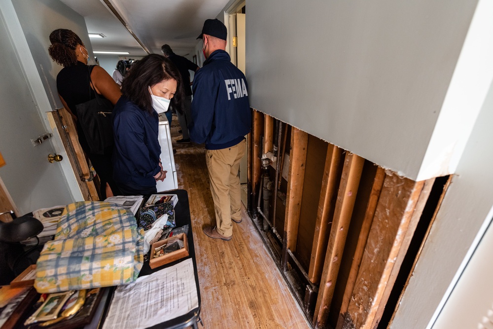 FEMA Administrator Meets with Residents After Flooding