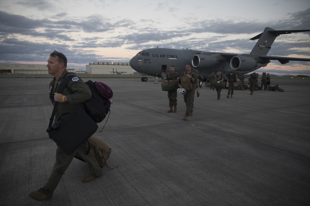 VMFA-112 Arrive at MCAS Iwakuni