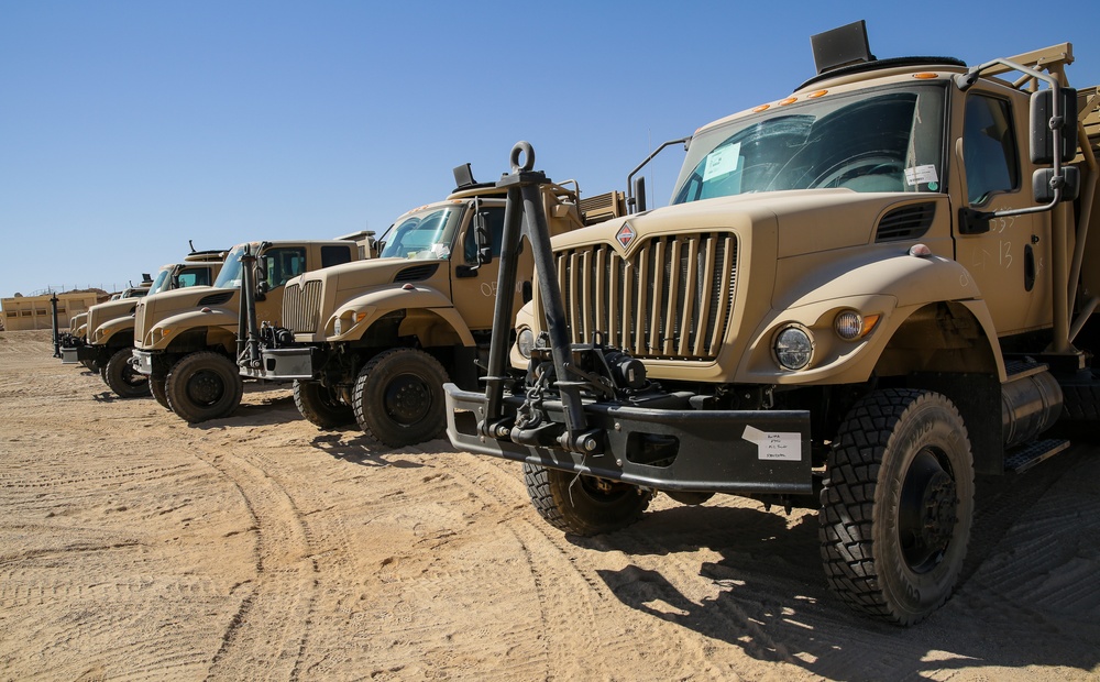 CTEF divests vehicles and ammunition to Iraqi Partner Forces.