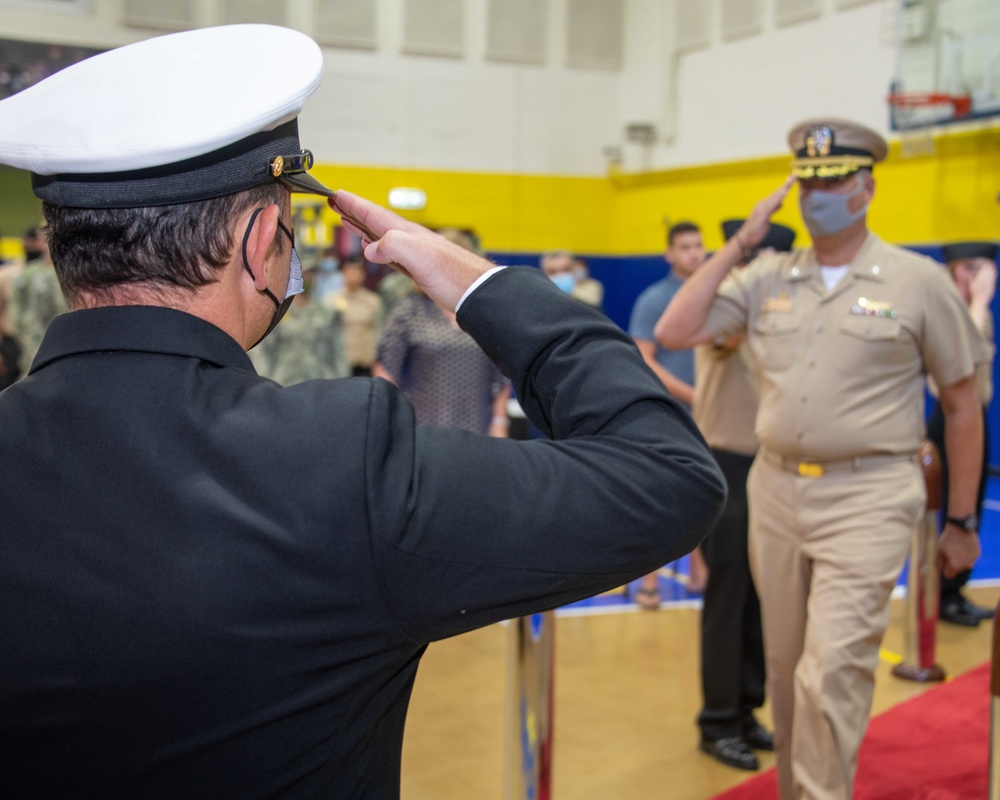 Command Master Chief Brian McDonough Retirement Ceremony