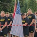 Deployed Soldiers run in remembrance of 9/11 in Powidz, Poland