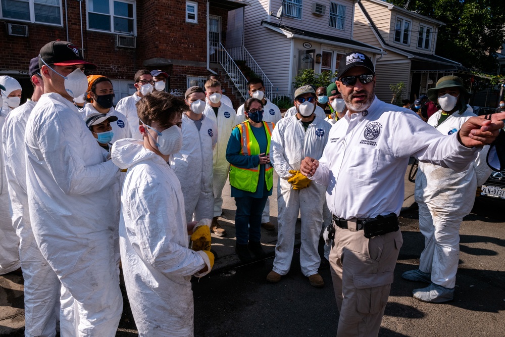 FEMA, NYCEM Meet with Residents After Flooding from Ida
