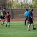 Evacuees from Afghanistan Play Soccer With NAVSTA Rota Personnel