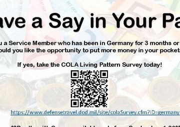 COLA survey available through September 2021