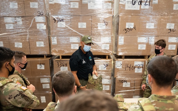 Trainer Holds Class During MSV Fielding on Fort Bragg