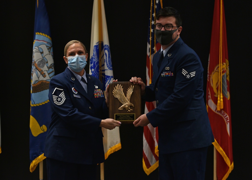 Airman Leadership School Class 21-F graduates