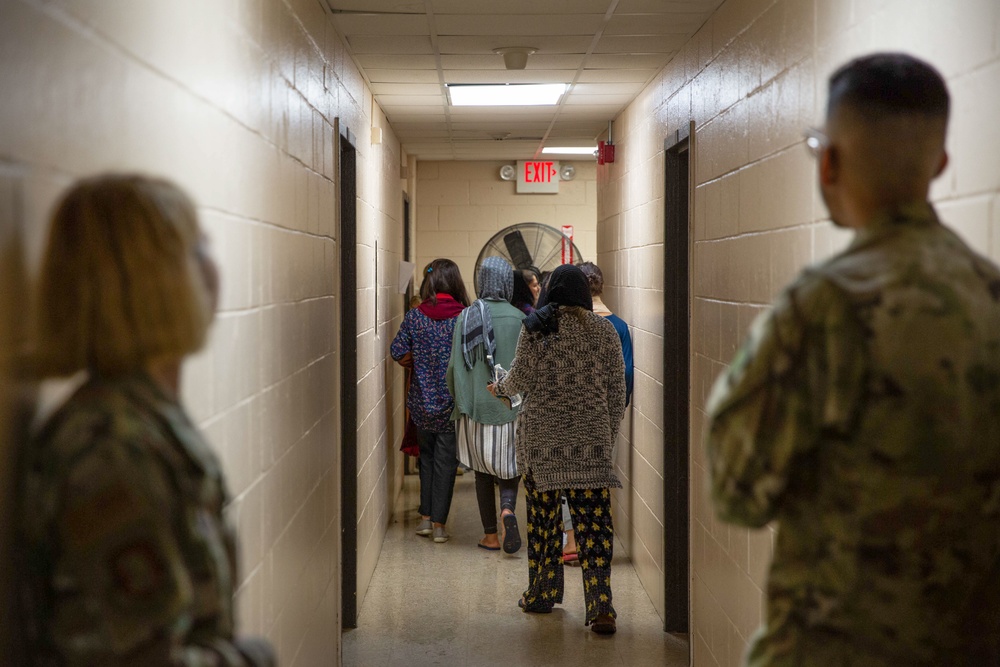 Airmen Assist in Afghan Guest Departure