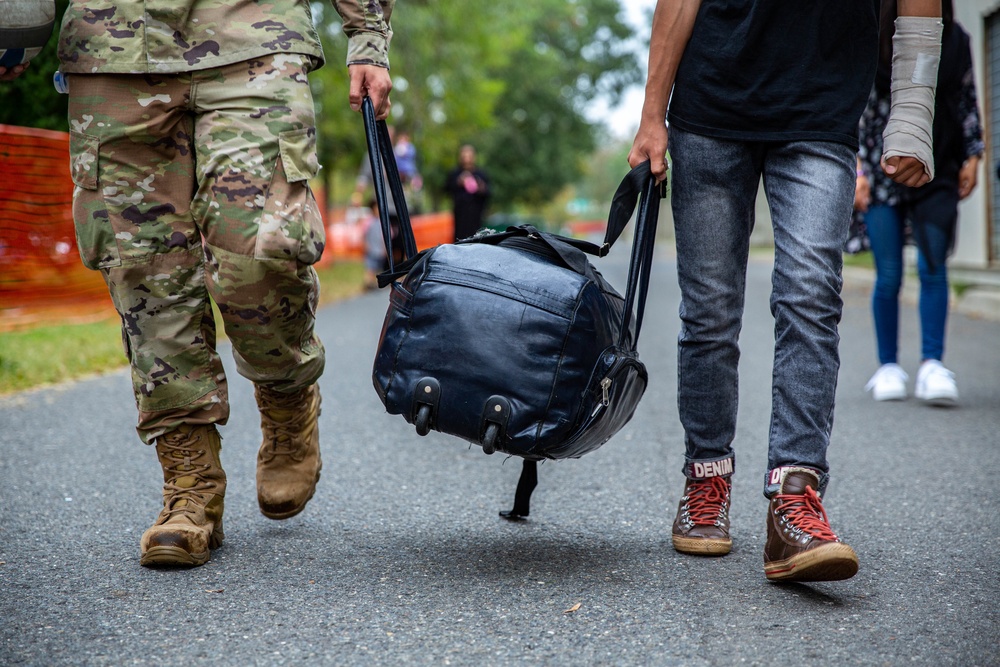 Airmen Assist in Afghan Guest Departure