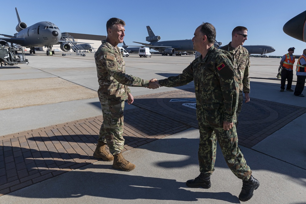 Albanian Armed Forces visitors arrive in New Jersey to celebrate 20 years of State Partnership