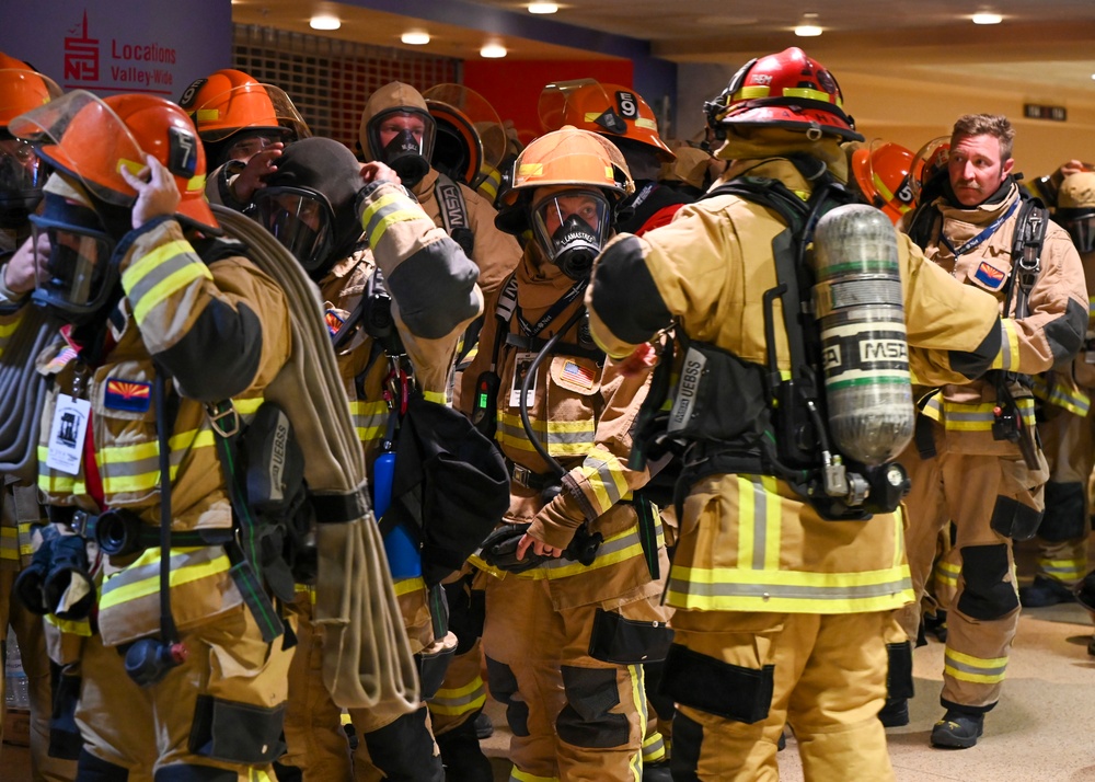 Luke Airmen participate in 9/11 Tower Challenge