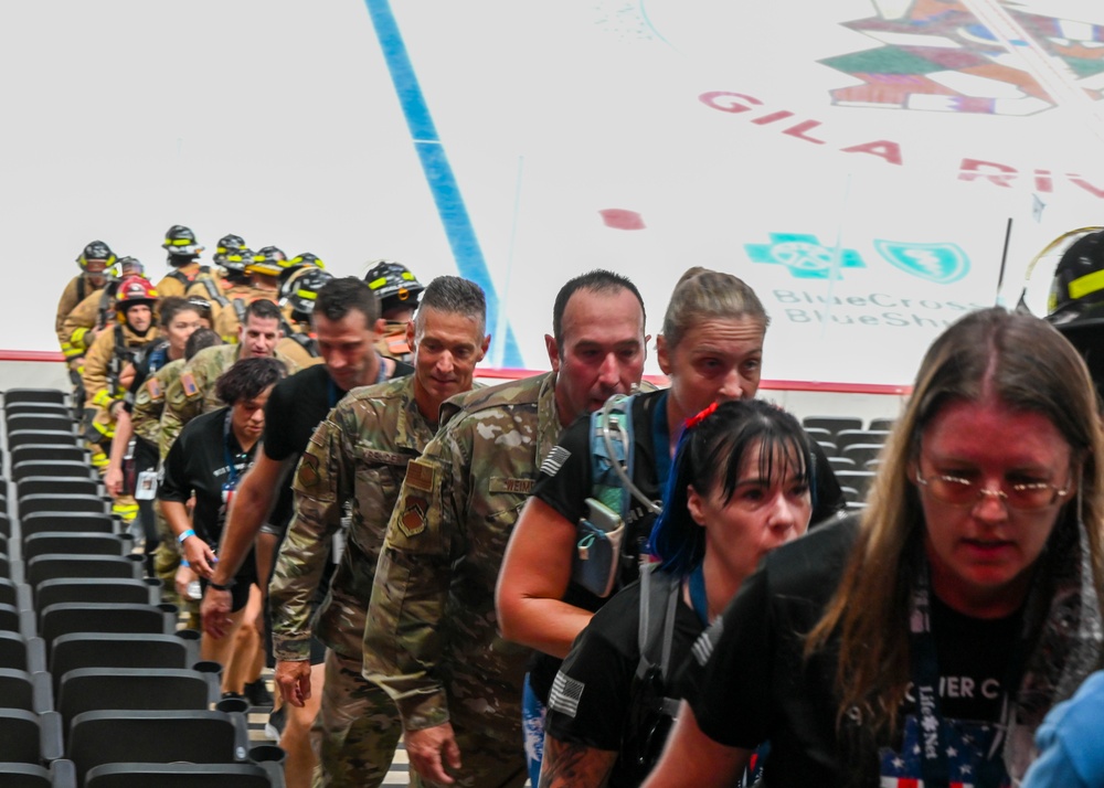 Luke Airmen participate in 9/11 Tower Challenge