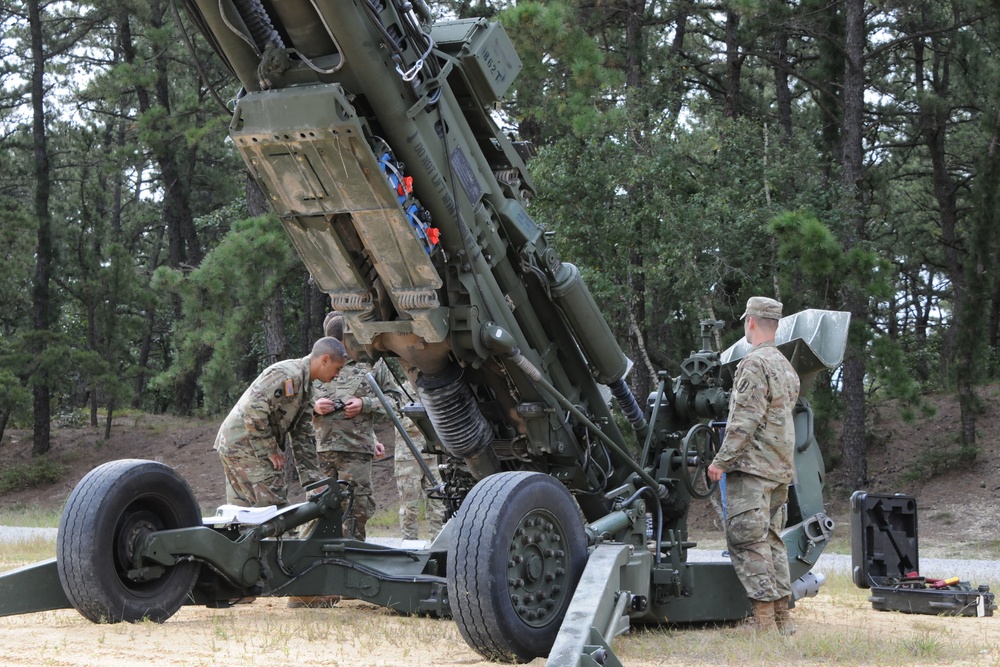 Fort Dix – Connecticut National Guard 1st Battalion, 103 FA BA