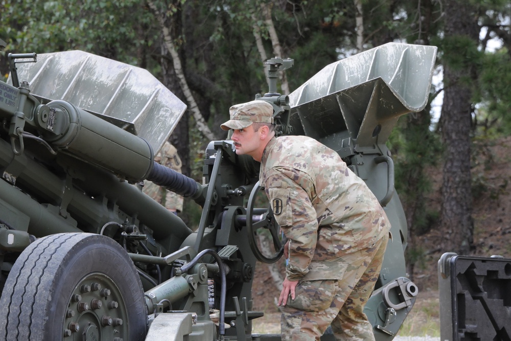 Fort Dix – Connecticut National Guard 1st Battalion, 103 FA BA