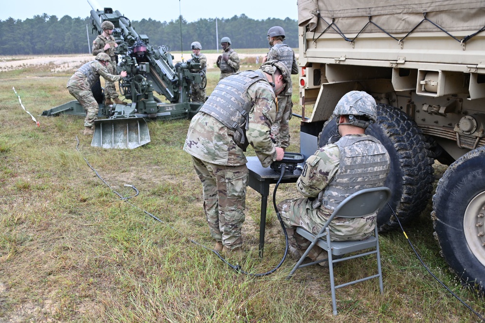 Fort Dix – Connecticut National Guard 1st Battalion, 103 FA BA