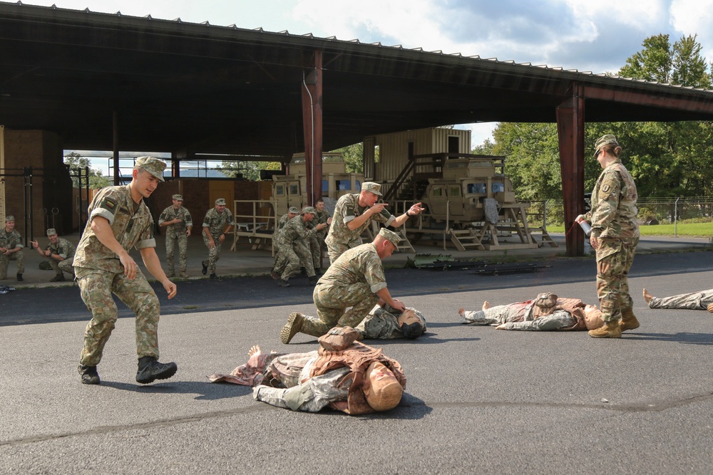 Pa. Guard, Lithuanians train together in State Partnership Program platoon exchange