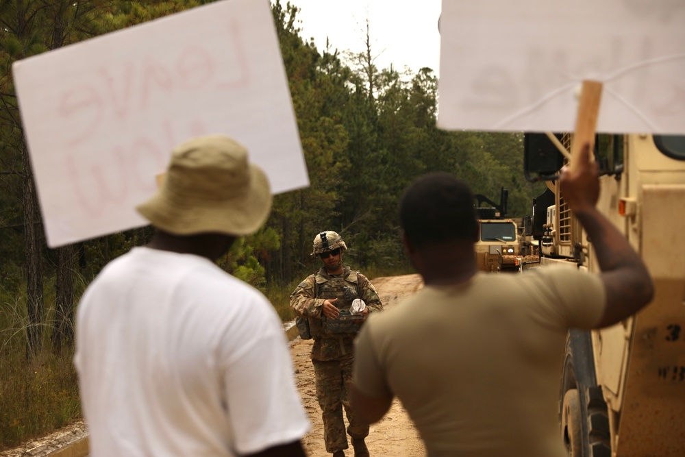 Logistic Soldiers conduct deployment readiness exercise