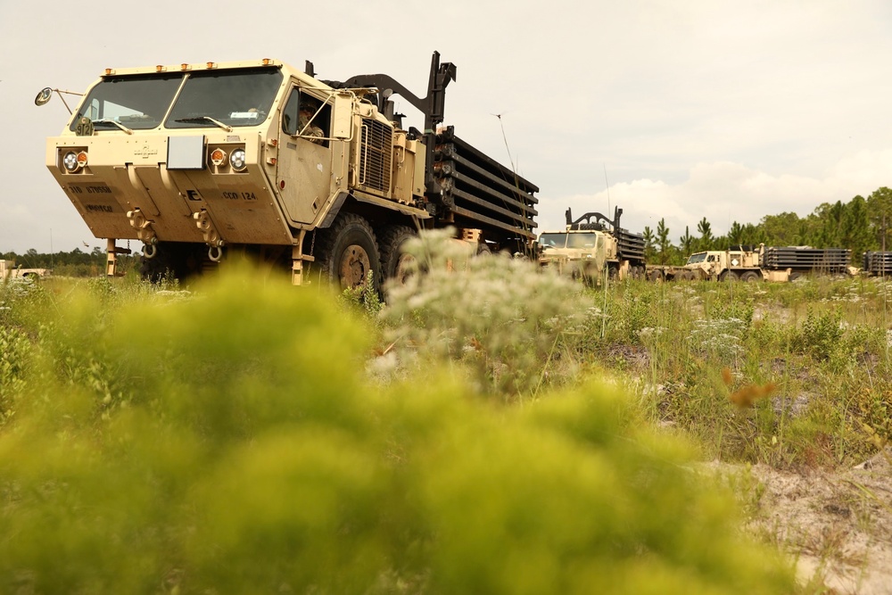 Logistic Soldiers conduct deployment readiness exercise