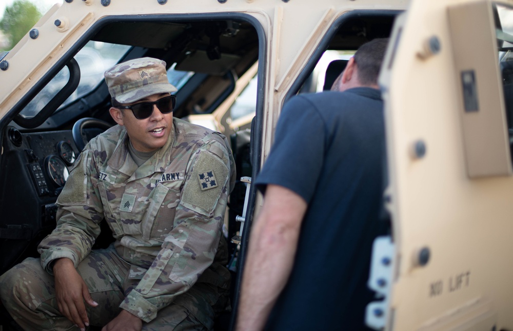 Warhorse Soldiers Attend Military Appreciation Football Game Warhorse Soldiers Attend Military Appreciation Football Game