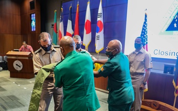 Indo-Pacific Armies Chiefs Conference/Senior Enlisted Leaders Forum 2021 Colors Casing Ceremony