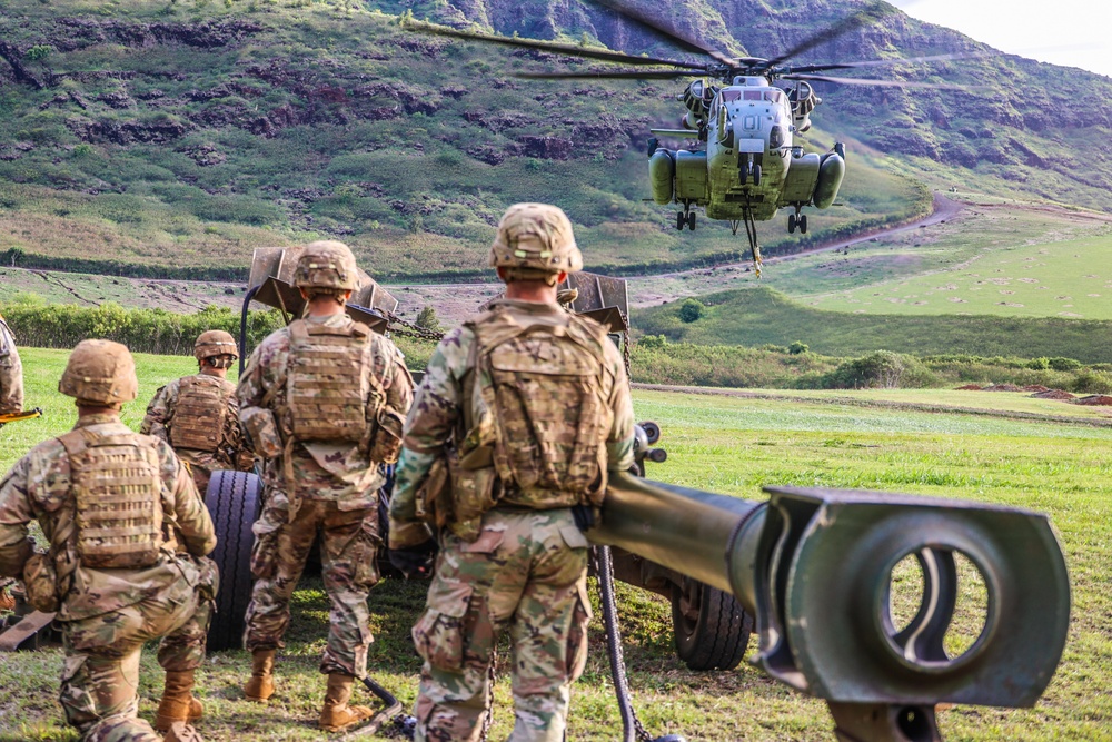 25TH DIVARTY 'STEEL CRUCIBLE' Partnership - Marines and Army Joint Air Assault Training