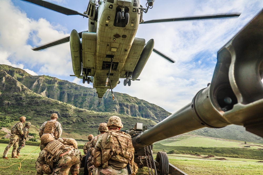 25TH DIVARTY 'STEEL CRUCIBLE' Partnership - Marines and Army Joint Air Assault Training