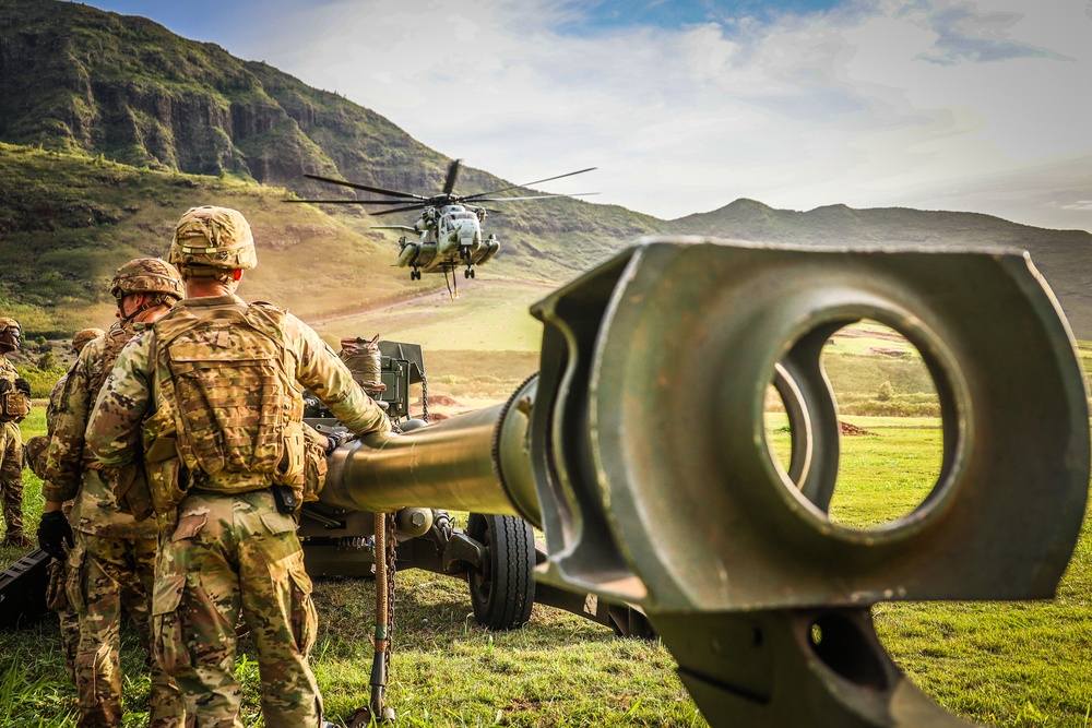 25TH DIVARTY 'STEEL CRUCIBLE' Partnership - Marines and Army Joint Air Assault Training