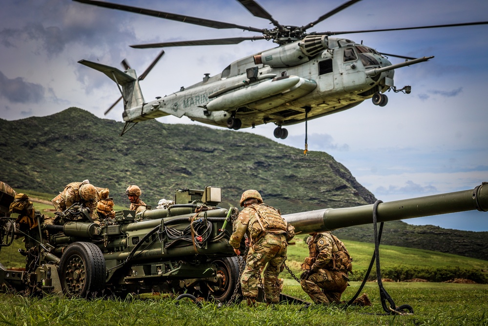 25TH DIVARTY 'STEEL CRUCIBLE' Partnership - Marines and Army Joint Air Assault Training