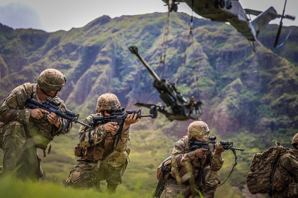 25TH DIVARTY 'STEEL CRUCIBLE' Partnership - Marines and Army Joint Air Assault Training